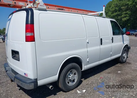 2019 Chevrolet Express 2500 Work Van из США, поврежденный, VIN 1GCWGAFG8K1200816